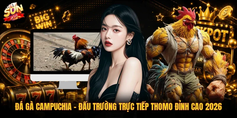 Đá Gà Campuchia | Đấu Trường Trực Tiếp Thomo Đỉnh Cao 2026