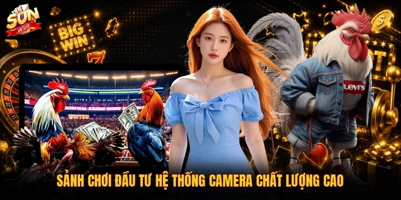 Sảnh chơi đầu tư hệ thống camera chất lượng cao